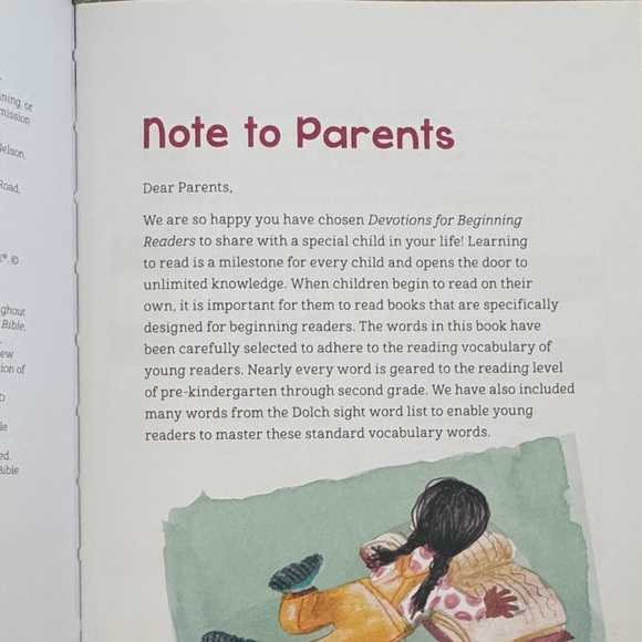 Devotions for Beginning Readers Hardcover Book - Picture 4 of 10